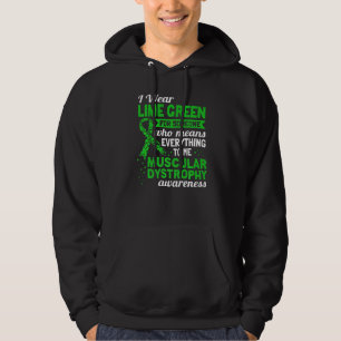 Veste À Capuche Je Porte Du Vert Lime Pour La Sensibilisation À La