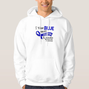 Veste À Capuche Je porte la spondylarthrite ankylosante bleue de