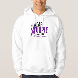 Veste À Capuche Je porte le pourpre pour MOI la fibromyalgie 10