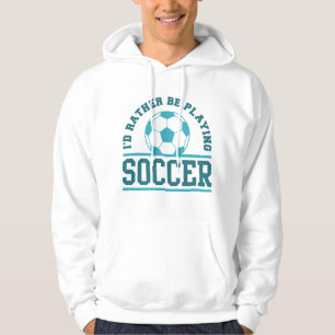 Veste À Capuche Je préfère jouer au football