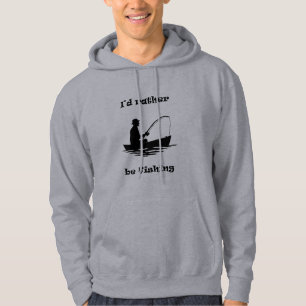 Veste À Capuche Je préfère pêcher