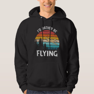 Veste À Capuche Je préférerais voler T Aviation Avion Pilote