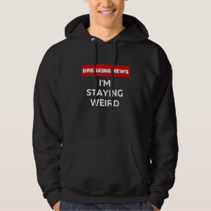 VESTE À CAPUCHE JE RESTERAIS À L'ÉTRANGER, SARCASTIQUE ET HUMOUR,