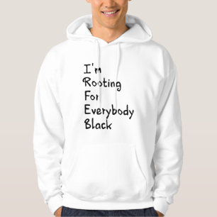 Veste À Capuche Je soutiens tout le monde Noir
