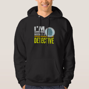 Veste À Capuche Je suis essentiellement un détective accro au crim