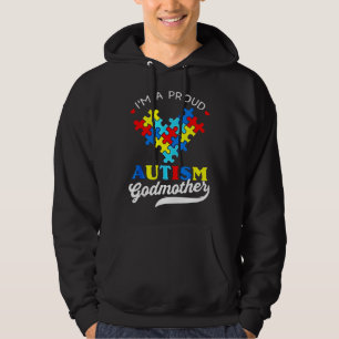 Veste À Capuche Je Suis Fière Godmère Sensibilisation sur l'autism