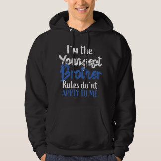 Veste À Capuche JE Suis Le Plus Petit Frère - Les Règles Ne S'Appl