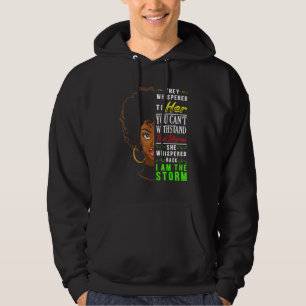 Veste À Capuche Je Suis Noir Histoire Mois Femme Melanin Black Gir