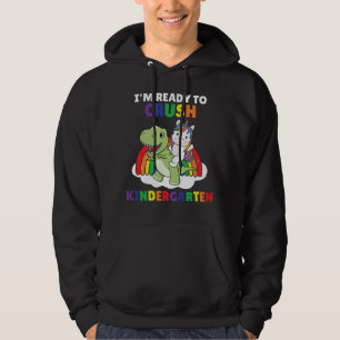 Veste À Capuche Je suis prêt à écraser le jardin d'enfants Dinosau