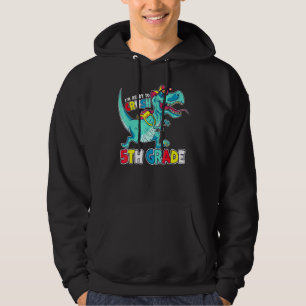 Veste À Capuche Je Suis Prêt À Écraser Le T-Rex Dino De 5E Année D