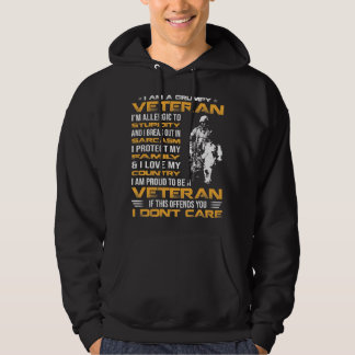 Veste À Capuche Je Suis Un Vétéran Grave Fier D'Être Vétéran, Père