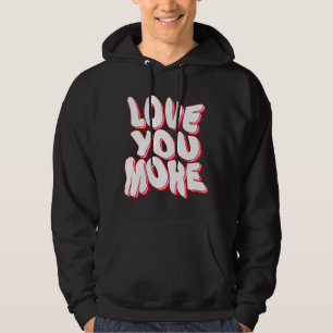 VESTE À CAPUCHE JE T'AIME PLUS 