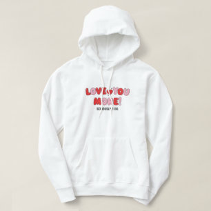 Veste À Capuche Je t'aime plus (Sérieusement je le fais)