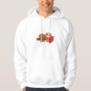 Veste À Capuche Je t'aime Slow Much - Saint-Valentin Sloth Zoo A