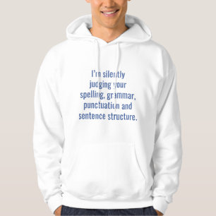 Veste À Capuche Je te juge en silence