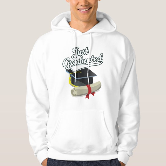 Veste À Capuche Je viens d'être diplômé ! (Devant)