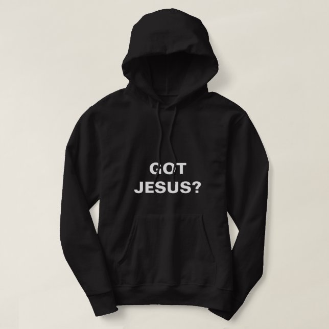 VESTE À CAPUCHE JÉSUS ? (Design devant)