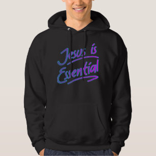 Veste À Capuche Jésus Est Une Chemise Essentielle, 90s Style Fille