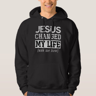 Veste À Capuche Jesus Lord Christian Gift God Savior Jesus Pullove