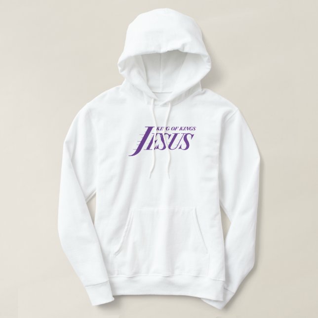 Veste À Capuche Jésus-roi des rois (Design devant)