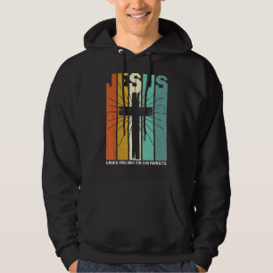 Veste À Capuche Jésus t'aime mais je suis son ange chrétien préfér