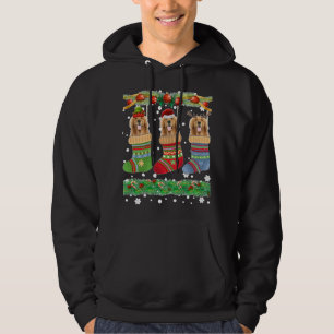 Veste À Capuche Jeu de Noël Golden Retriever Chien Chiot Puppy Lov