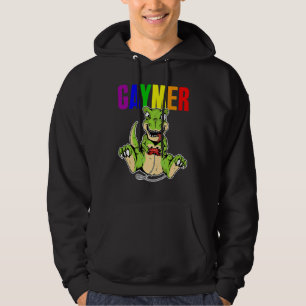 Veste À Capuche Jeu vidéo Gaymer Gay pride Drapeau Joueur Lgbtq Di