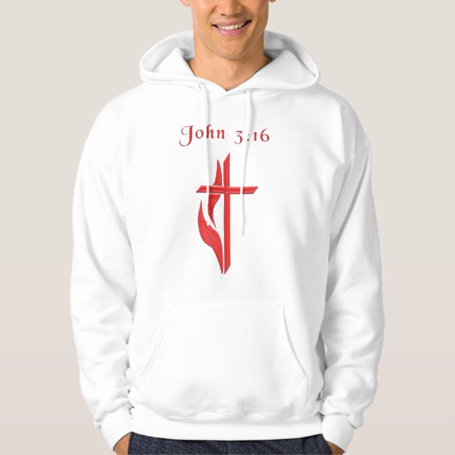 Veste À Capuche John 3:16 (Devant)