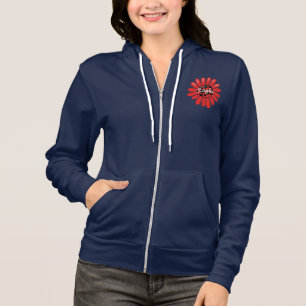 Veste À Capuche Joli monogramme personnalisé Ladybug 