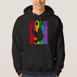 Veste À Capuche Joli Oiseau Colombe Arc-en-ciel