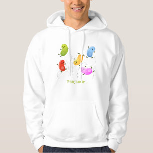 Veste À Capuche Jolie jellybeans bondissant dessin animé