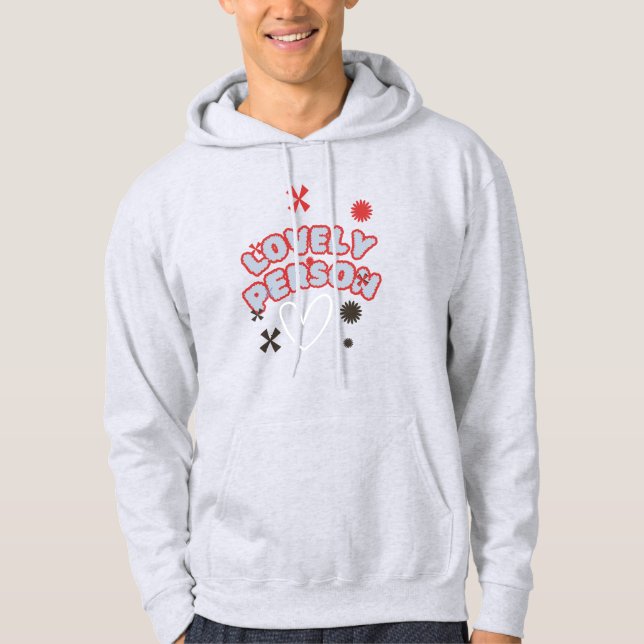 Veste À Capuche Jolie personne Chill dans le style T-shirt (Devant)