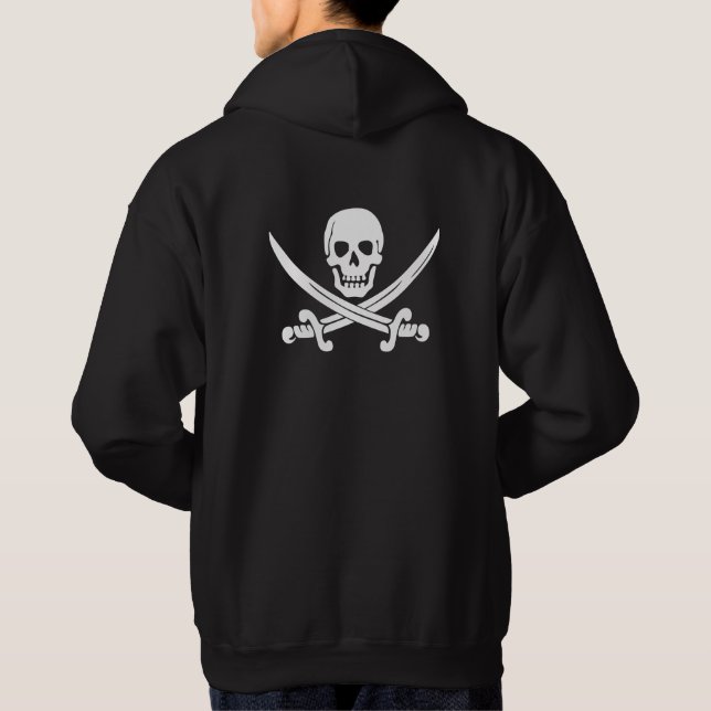 Veste À Capuche Jollys rogers pirate (Dos)