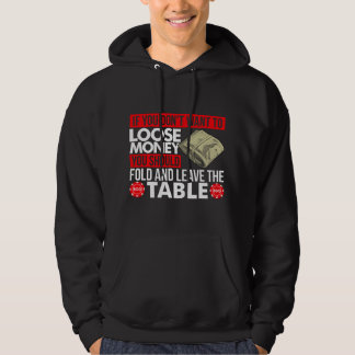 Veste À Capuche Joueur de cartes de poker bluffant le pot de jeu J