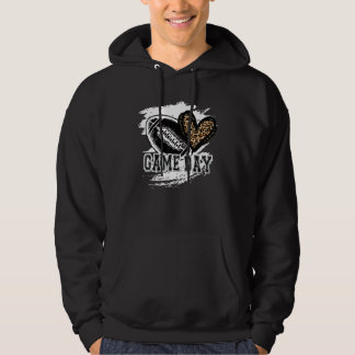 Veste À Capuche Joueur de football Maman Leopard Cheetah Jeu Jour