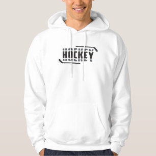 Veste À Capuche Joueur de hockey sur glace Stick Puck Team Funny G