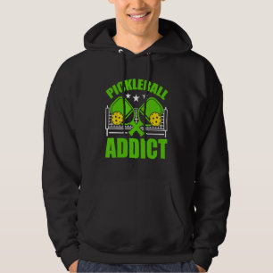 Veste À Capuche Joueur de pickleball cool addict au pickleball