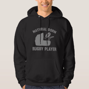 Veste À Capuche Joueur de rugby naturel né