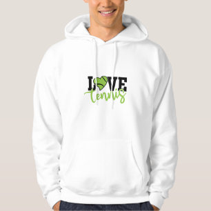 Veste À Capuche Joueur de Tennis Amour Tennis