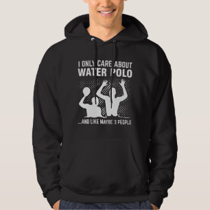 Veste À Capuche Joueur du Water Polo  Idée-cadeau de l'équipe de