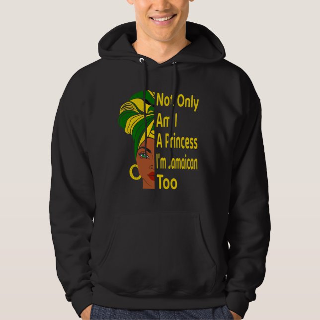 Veste À Capuche Jour de l'indépendance de la Jamaïque Fière Jamaïc (Devant)