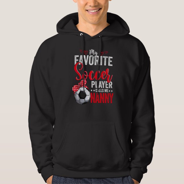 Veste À Capuche Jour des mères Joueur de football Nanny American S (Devant)