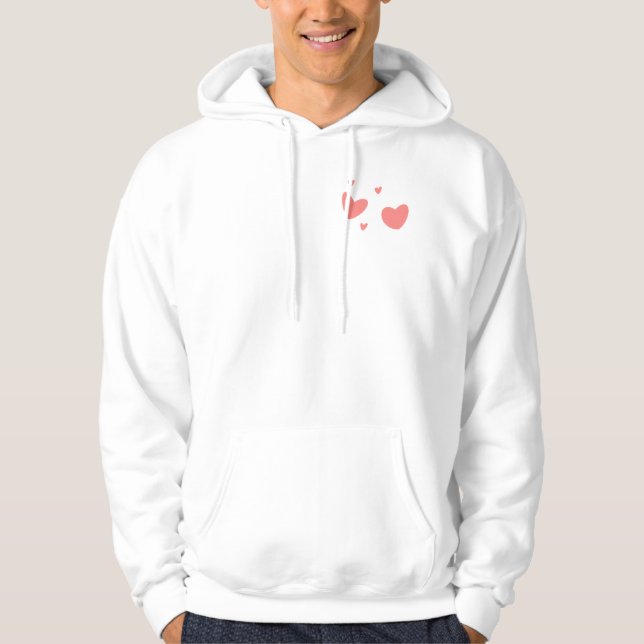 Veste À Capuche Jour des Valentines de l'ours en peluche (Devant)