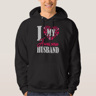 Veste À Capuche Jour des Valentines J'adore mon merveilleux mari