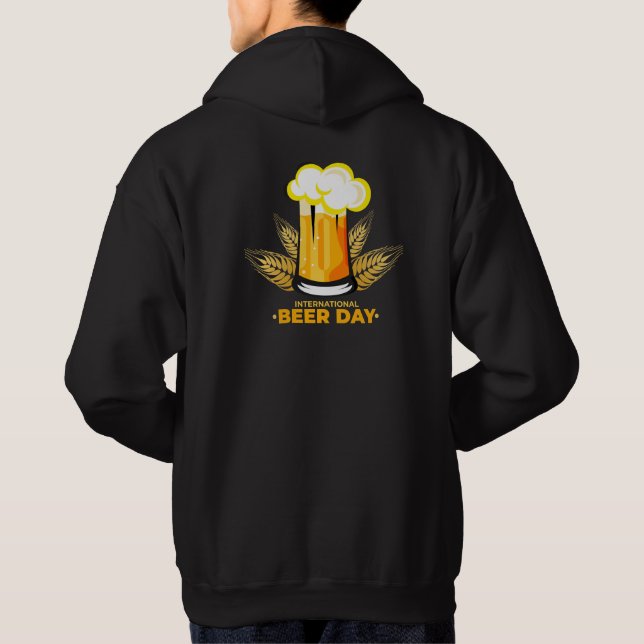 Veste À Capuche Journée internationale de la bière (Dos)