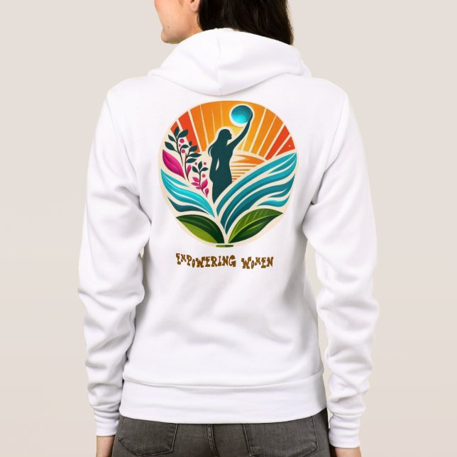 Veste À Capuche Journée internationale de la femme Bella+Canvas Fu (Dos)