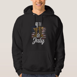 Veste À Capuche Joyeux 4 juillet Amérique nous États-Unis Amérique