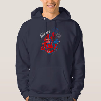 Veste À Capuche Joyeux 4 juillet Cool Independence Day Patriotique