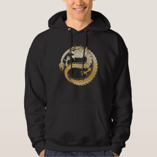 Veste À Capuche Joyeux Chinois Lunar Nouvel An 2024 Gold DRAGON Ho