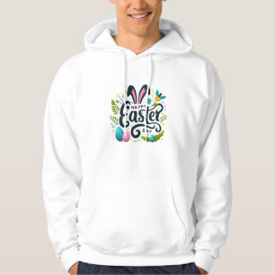 Veste À Capuche Joyeux de Pâques : Bunny Oars & Festive Colors T-s
